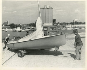 C-lark being launched in 1972