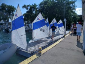 Junior Sail Vangard Pram Fleet